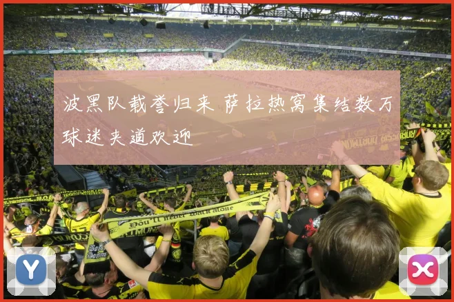 波黑队载誉归来 萨拉热窝集结数万球迷夹道欢迎